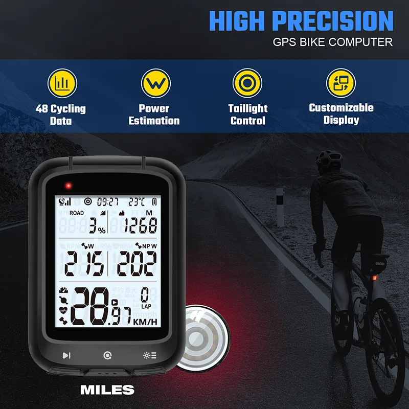 2021 hot sales Code table multi-function Highway vehicle code table GPS code meter bicycle cycling computer