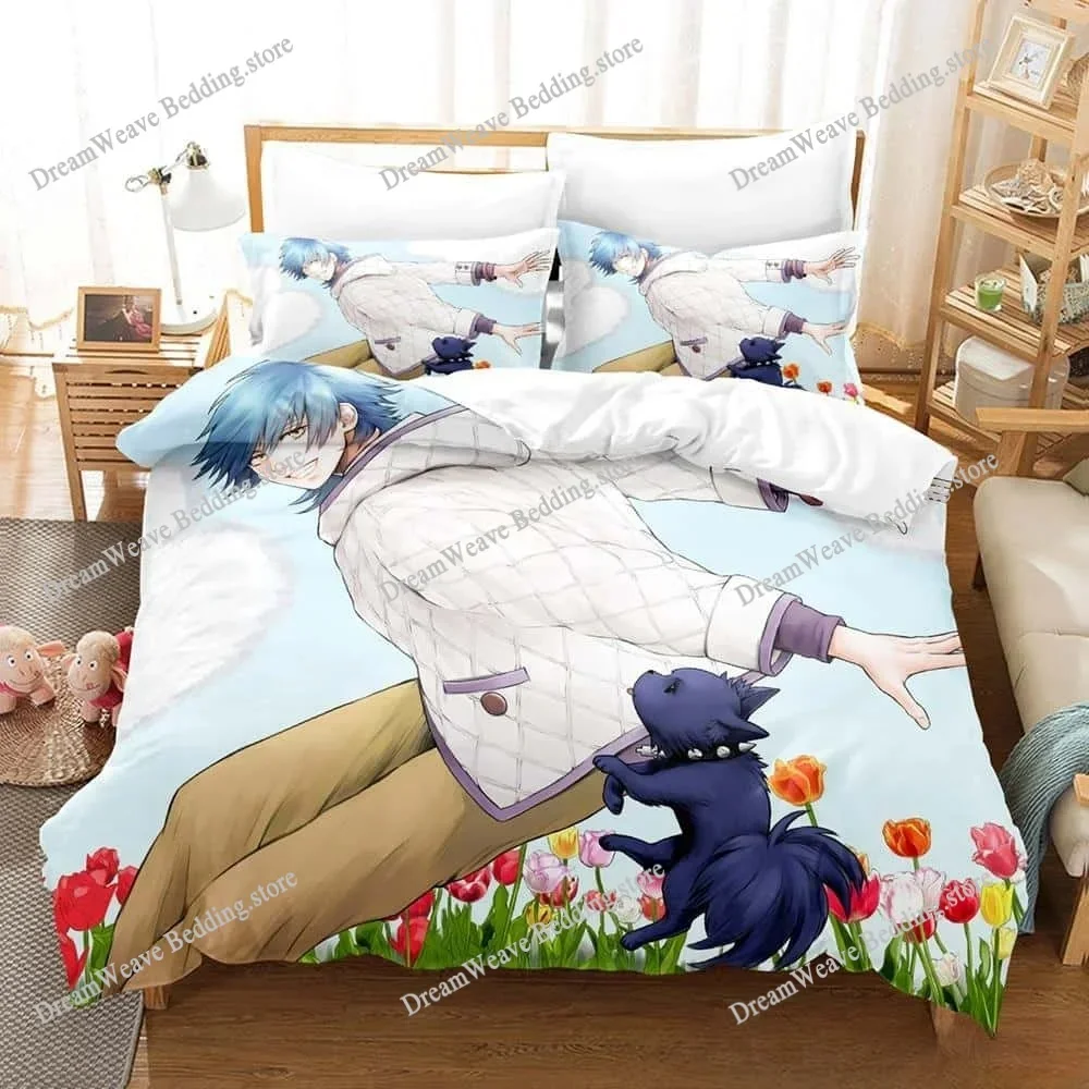 New 3D Print Anime Bed DRAMAtical Murder Bedding Set Single Twin Full Queen King Size Bed Set Adult Kid Bedroom Duvet Cover Sets 3