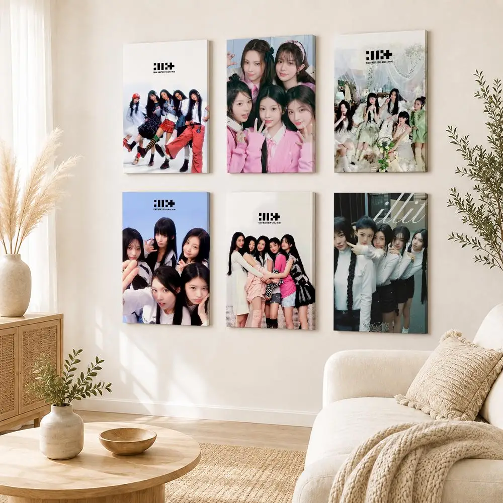 Classic I-ILLIT Poster Self Adhesive Wall Art Decor for Bedroom Living Room Office Home Decor Gift - view 2