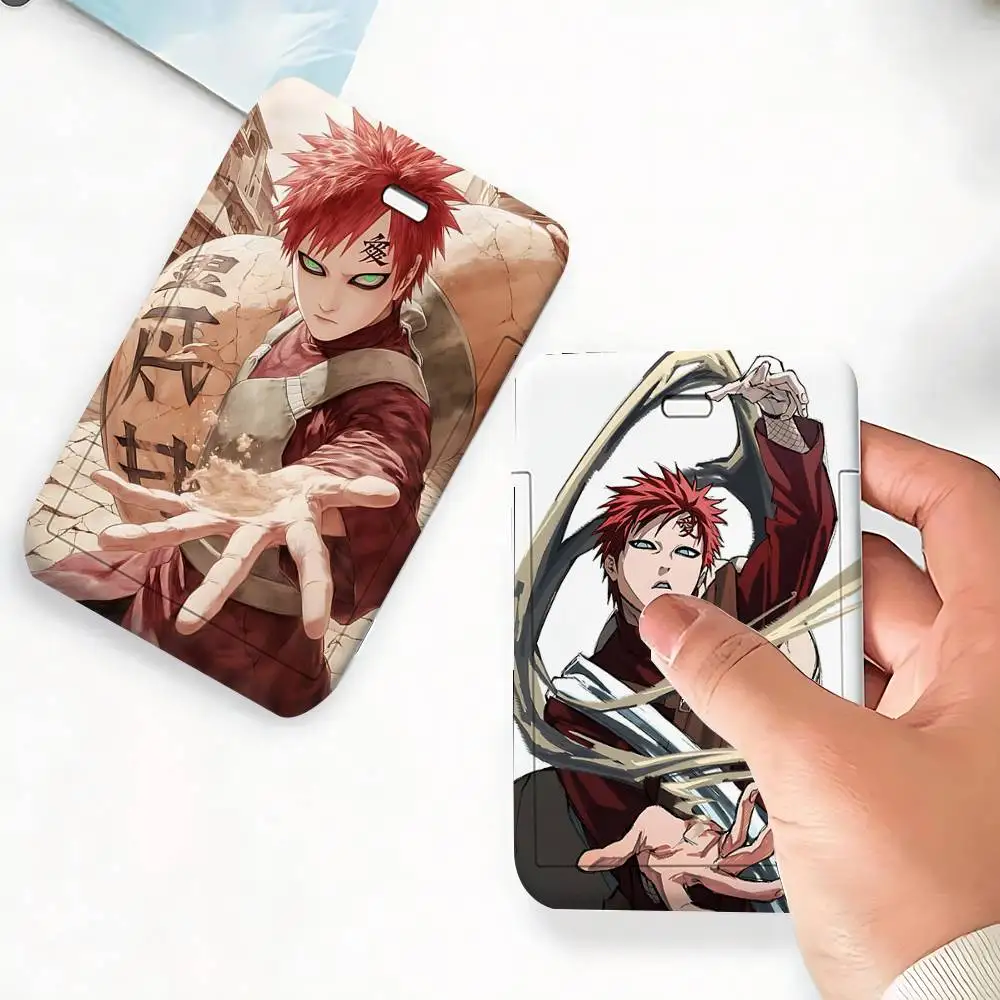 G-Gaaras Card Holder, Leather Card Storage Box, Key Chain, Access Tag Holder, ID Card Holder, Key Chain