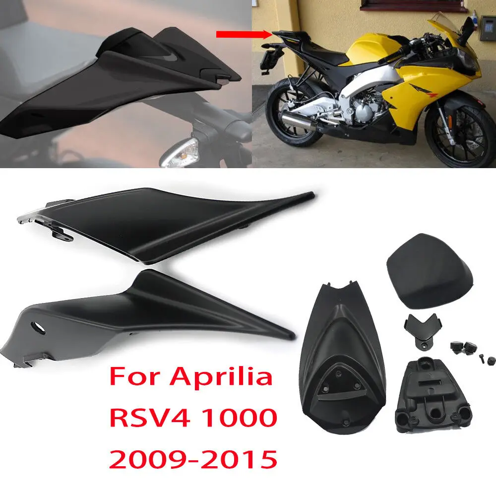 Rear Tail Pillion Passenger Hard Seat Cover Cowl Fairing Seat for Aprilia RSV4 1000 2009-2015 RS4 125 50 cowling kit