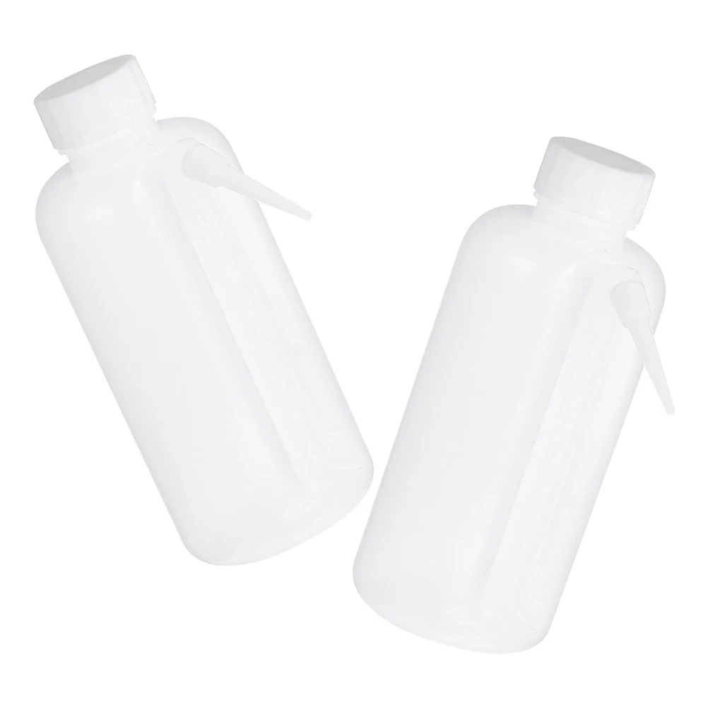 

2pcs Washing Squeeze Plastic Wash Bottle for Lab Lightweight Moisture Proof Portable Safety Rinse for Tattoo