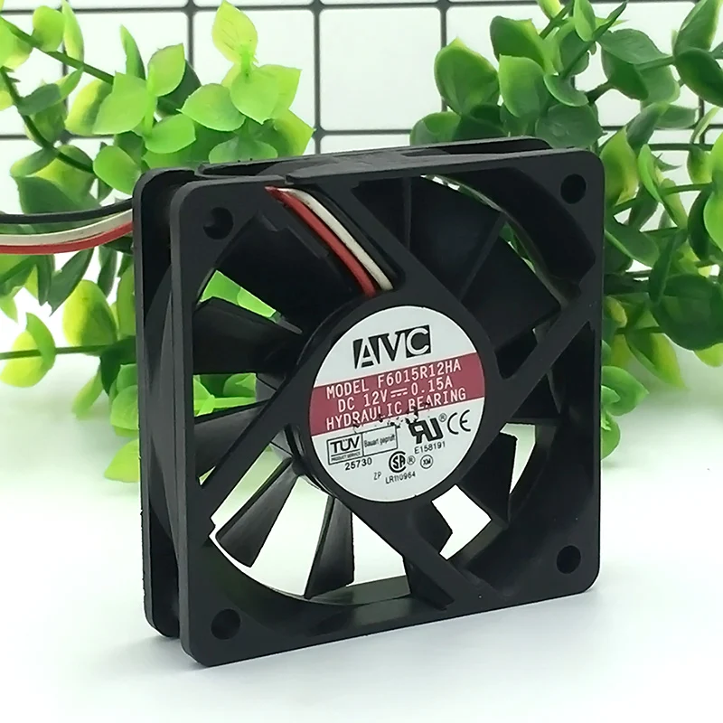ORIGINAL F6015R12HA DC12V 0.15A 6015 60*60*15mm NEW COOLING FAN RADIATOR