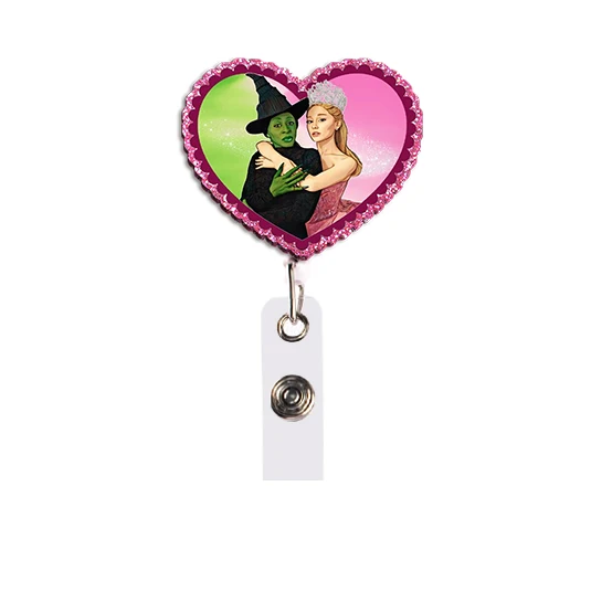 Nieuwe collectie Wicked Glinda en Elphaba Card Case Lanyard ID Badge Holder Pass Case Cover Slip Bank Creditcardhouder Strap