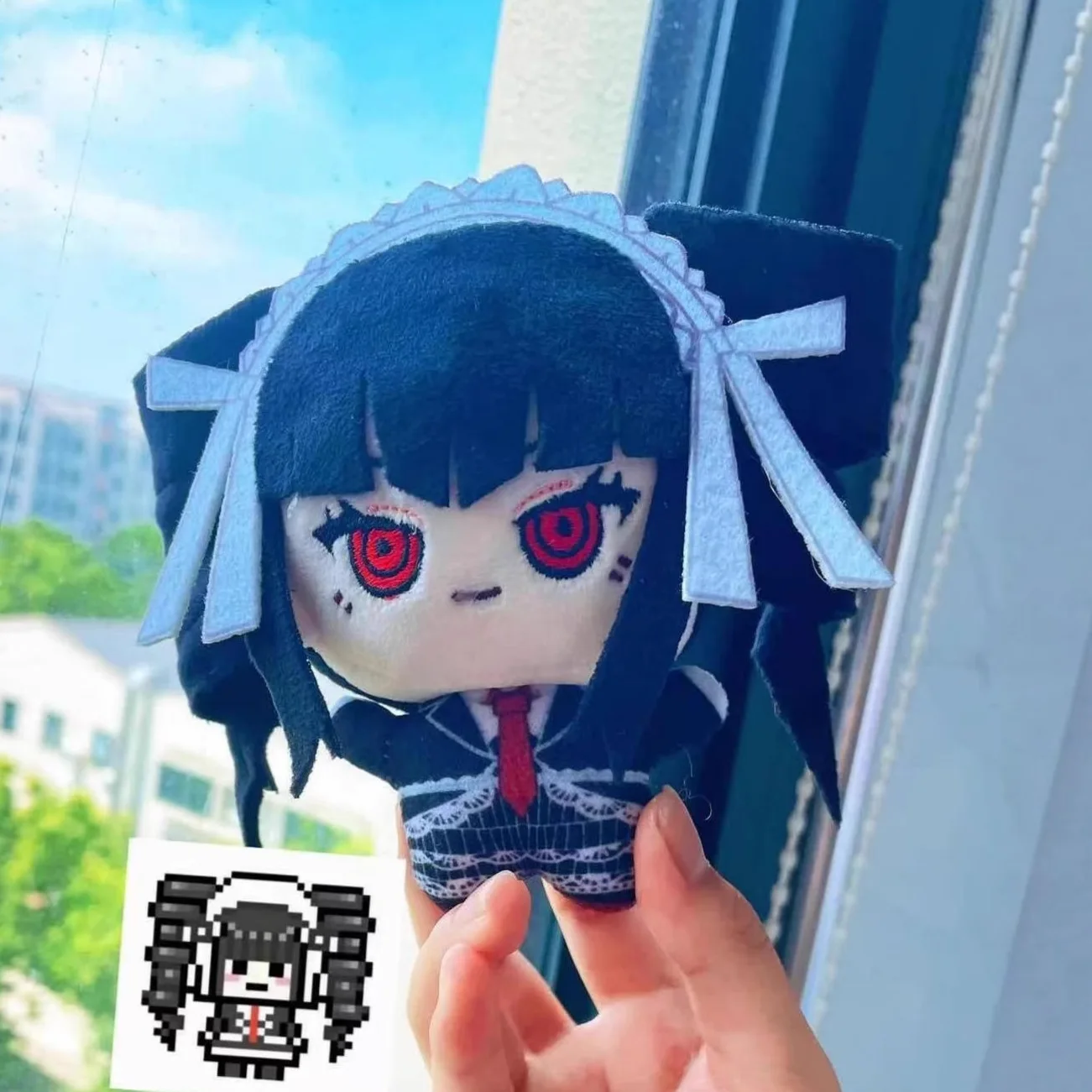 10cm Celestia Ludenberg Plushie Doll Anime yasuhiro taeko Cosplay Cotton Plush Doll Toys Pendants Keychain Birthday Xmas Gift