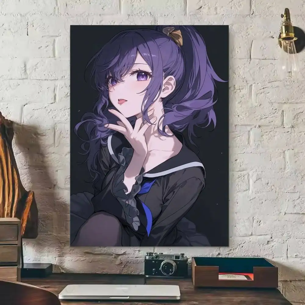 mafuyu asahina Cute Anime Girl Sekai Anime Character Poster HD Print Wall Art Home Decor