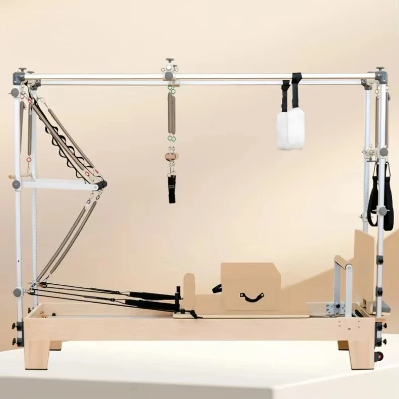 

YTYIN Durable Frame Maple Fitness Equipment Adjustable Yoga Practice Pilates Reformer Machine Studios Pilates Studios Body Healt