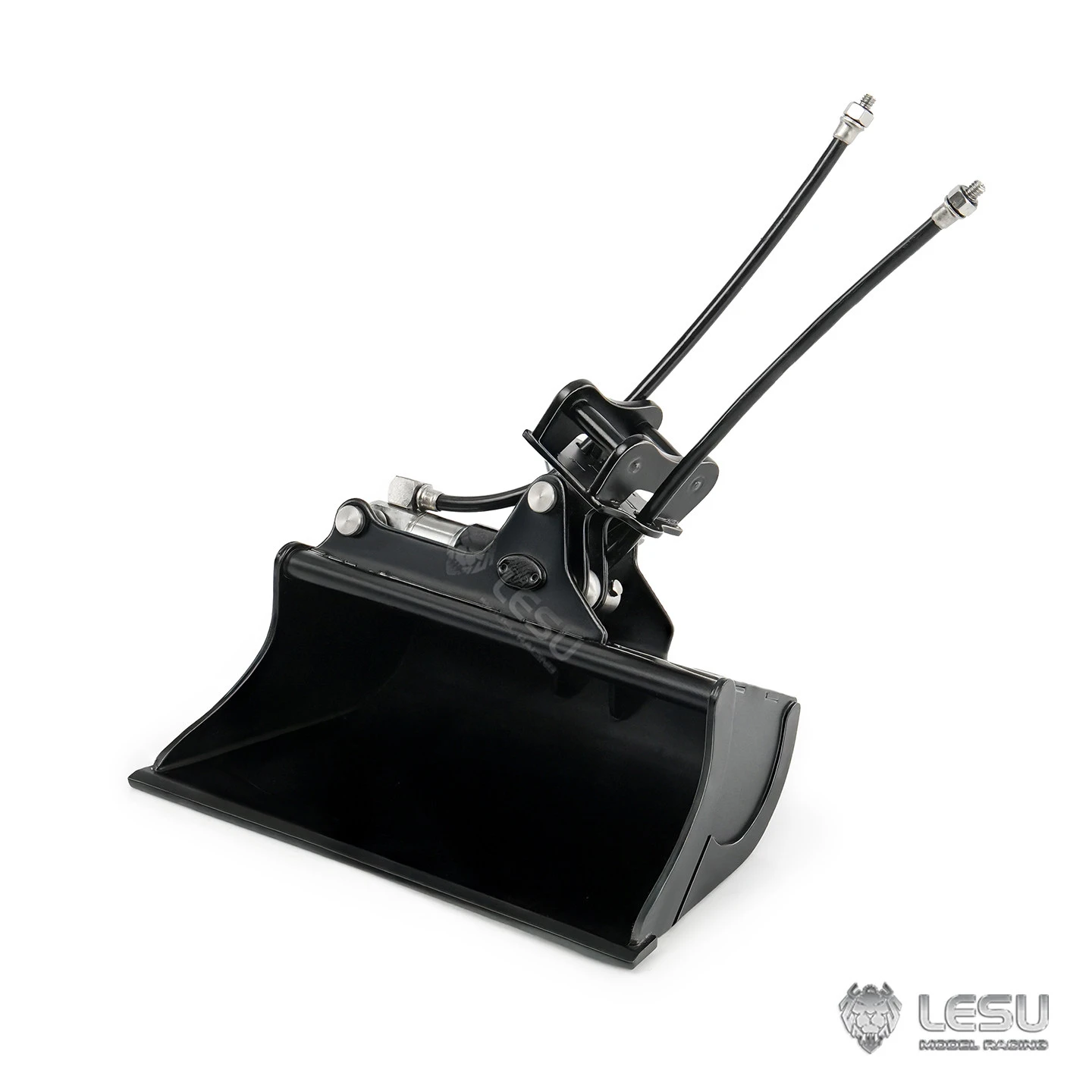 LESU Teilmetall-Kippschaufel für Spielzeug 1/14 RC Hydraulikbagger Aoue PC30 Funkgesteuertes Mini-Baggermodell Baufahrzeug – Detail 4