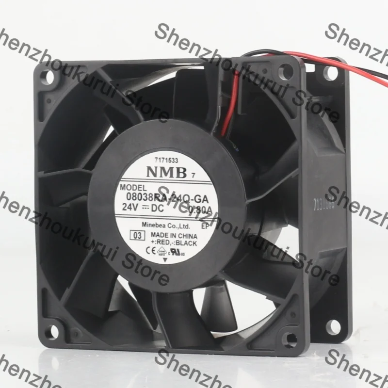 New and original NMB 08038RA-24Q-FA 24V 0.80A 8CM 80X80X38MM frequency converter DC cooling fan