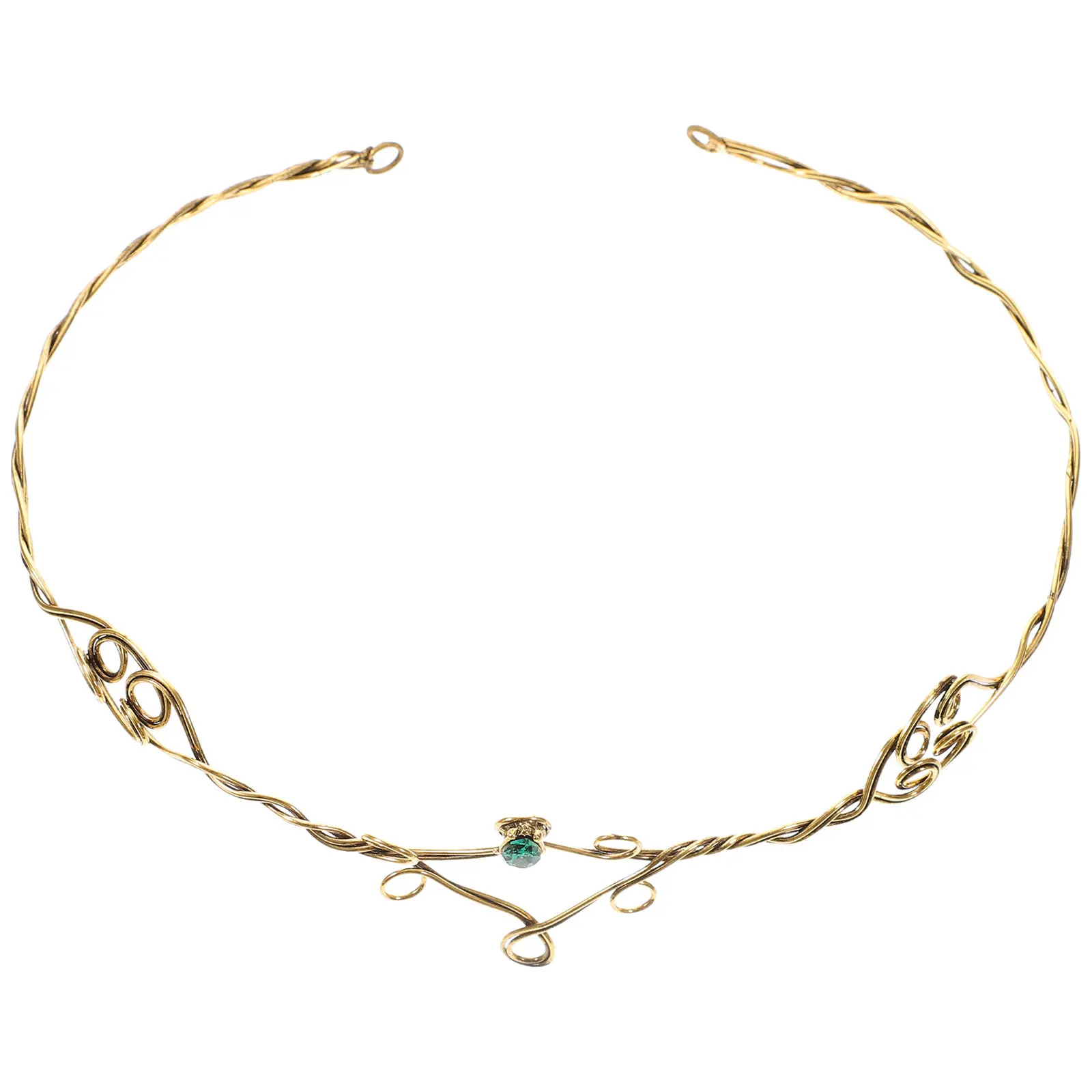 

Vintage Gold Hair Headband for Women Sturdy Metal Construction Exquisite Look Perfect for Bridal Wedding Birthday Masquerade