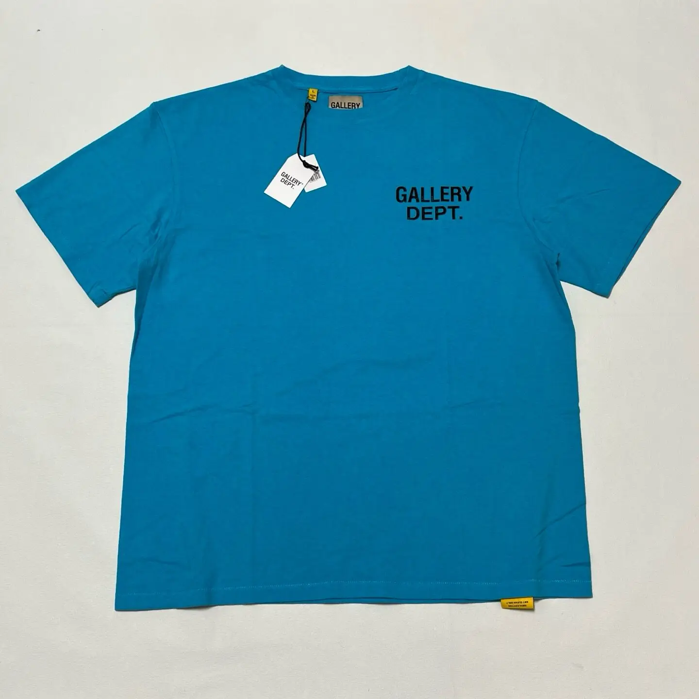 Gallery DEPT English alphabet print round neck wash water do old dopamine color scheme short sleeve T-shirt