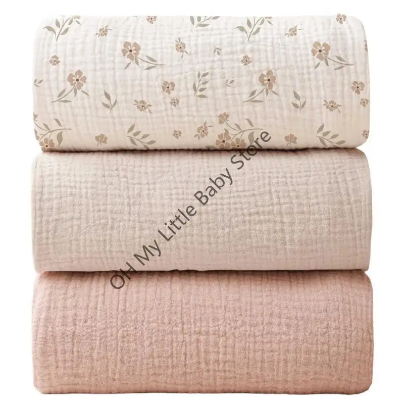 

M76C 3 шт. детское одеяло для новорожденных и малышей, 2-слойное дышащее одеяло, удобные детские одеяла, постельные 100x100 см