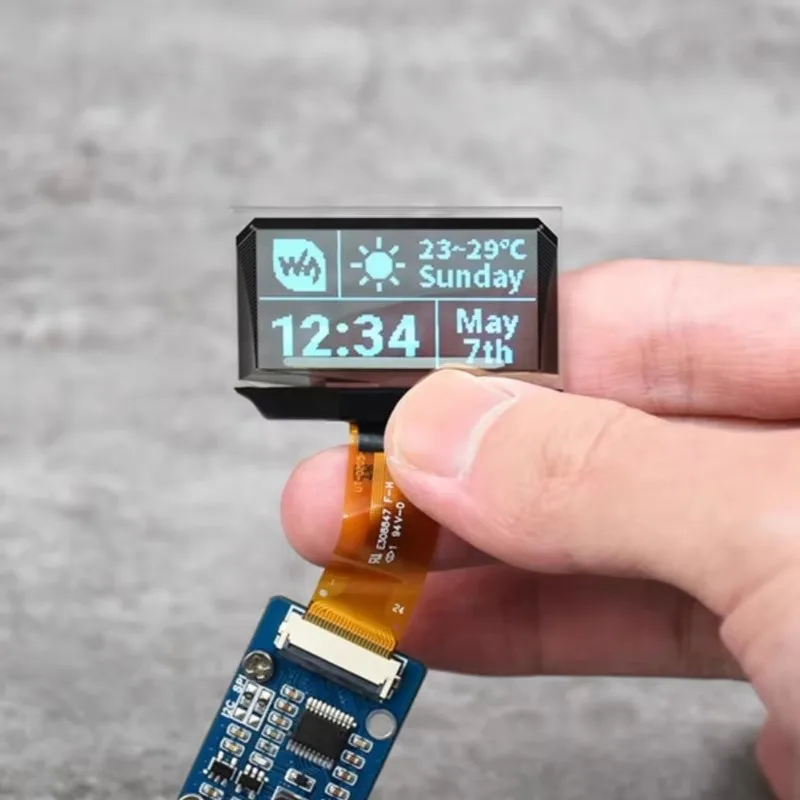 1.51-inch OLED transparent display screen SSD1309 chip with screen driver module SPI communication