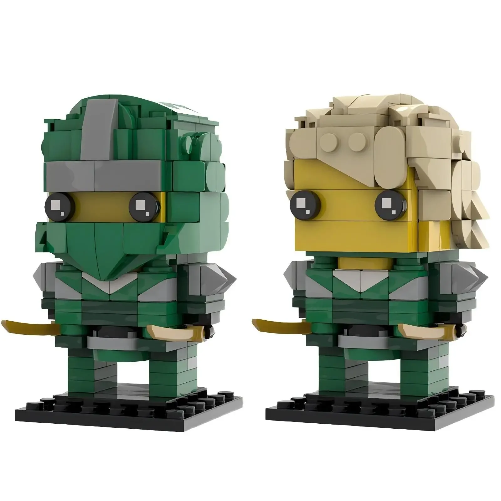 MOC Ideas Animierter Film Actionfigur Bricksheadz Ninja Kai Lloyd Cole Bausteine Modell DIY Kinder-Montage-Spielzeug Geschenk – Detail 4