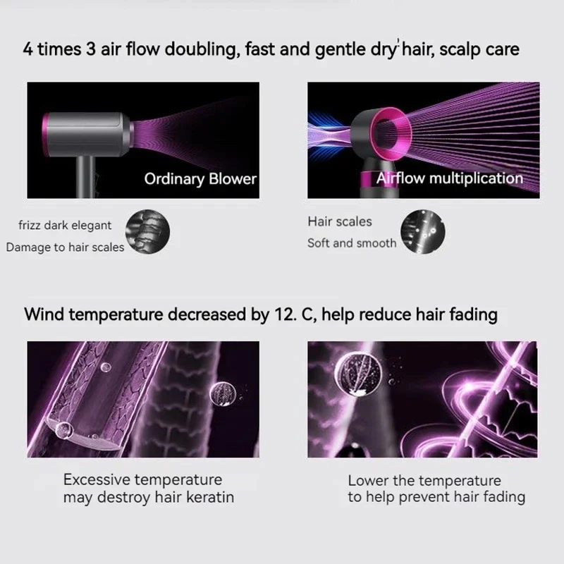 5 In 1 Hair Dryer Hot Air Brush Styler and Volumizer Hair Straightener Curler Comb Negative Ion One Step Brush 220V EU 110V US