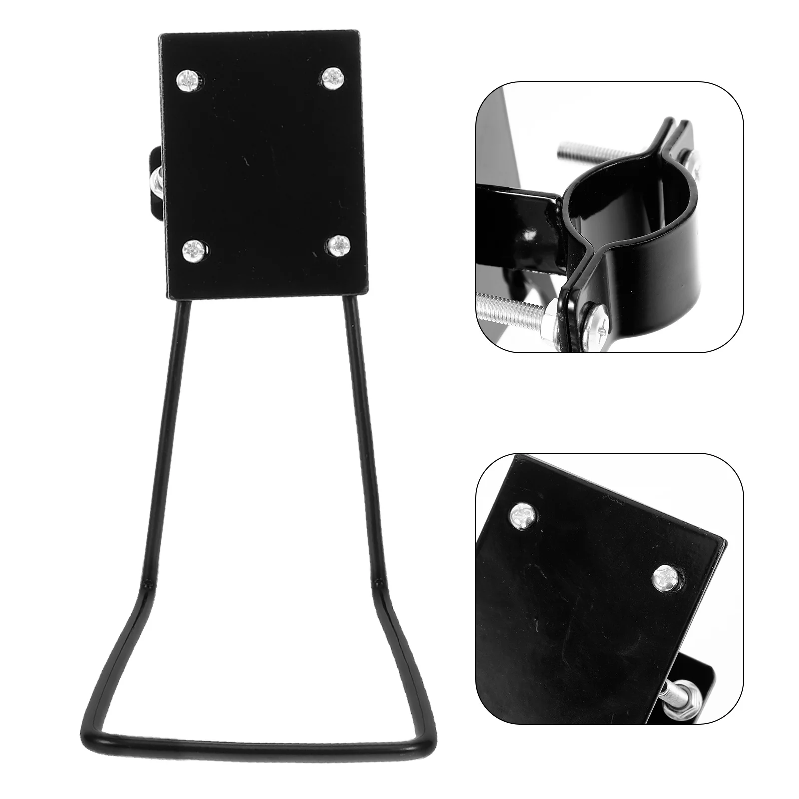 1Set Bike Front Basket Fixed Bracket Professional Stainless Steel Carrier Rack Strong Load Bearing Front Bike Rack Cycling Cargo