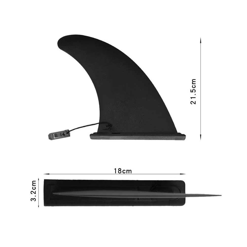 Large Fish Fin Water Separator Medium Size Nylon Plastic Lightweight Durable Surfboard Fin For Men Women Surfing Water