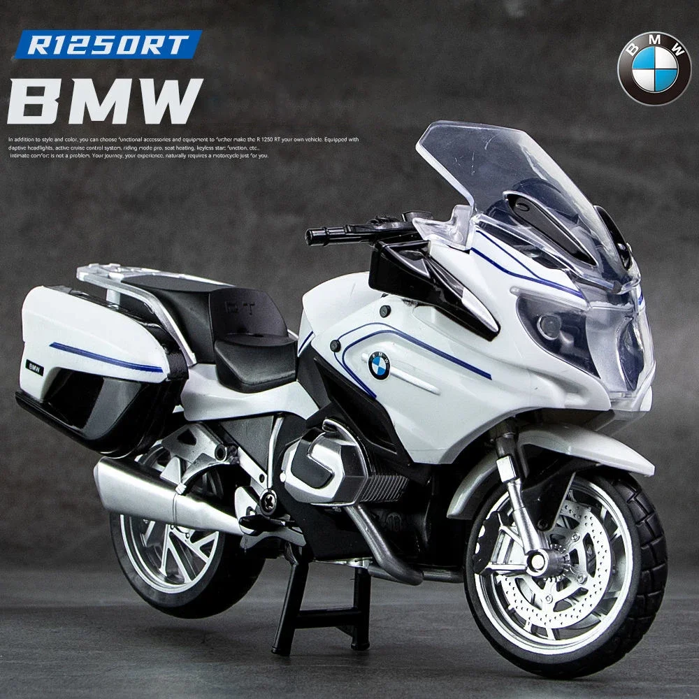 1:12 BMW R1250RT  Alloy Die Cast Motorcycle Model Toy Vehicle Sound and Light Off Road Autocycle Toys gift