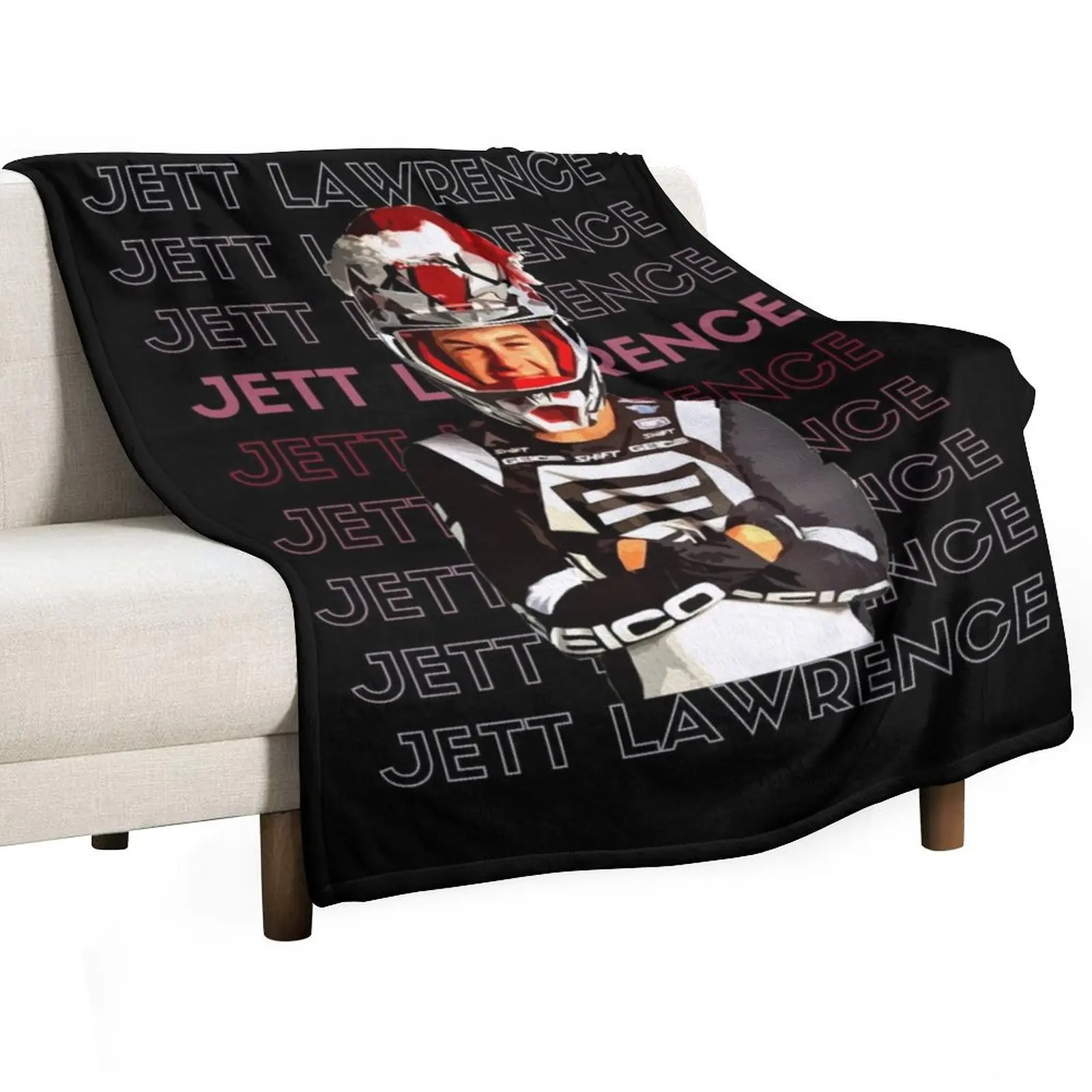 Jett Lawrence Jettson 83 Classic Tshirt Throw Blanket Decorative Beds Thermals For Travel Beach Blankets