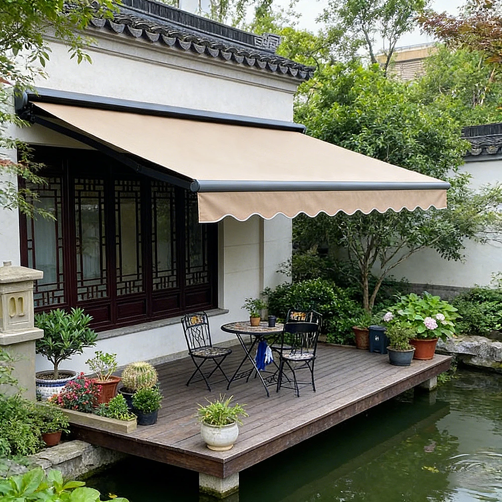 

Electric Modern Design Waterproof Patio Furniture Garden Set Outdoor Backyard Retractable Awning