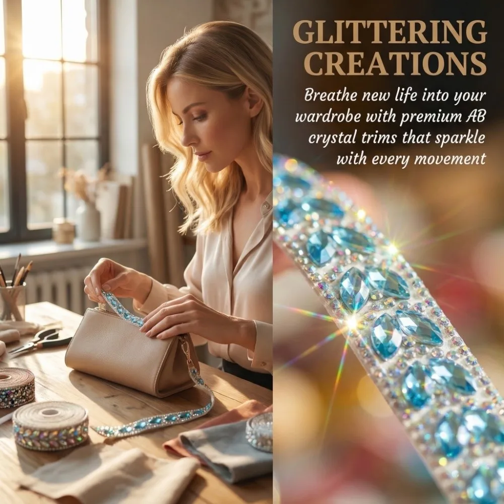 1 Yard Rhinestone R…