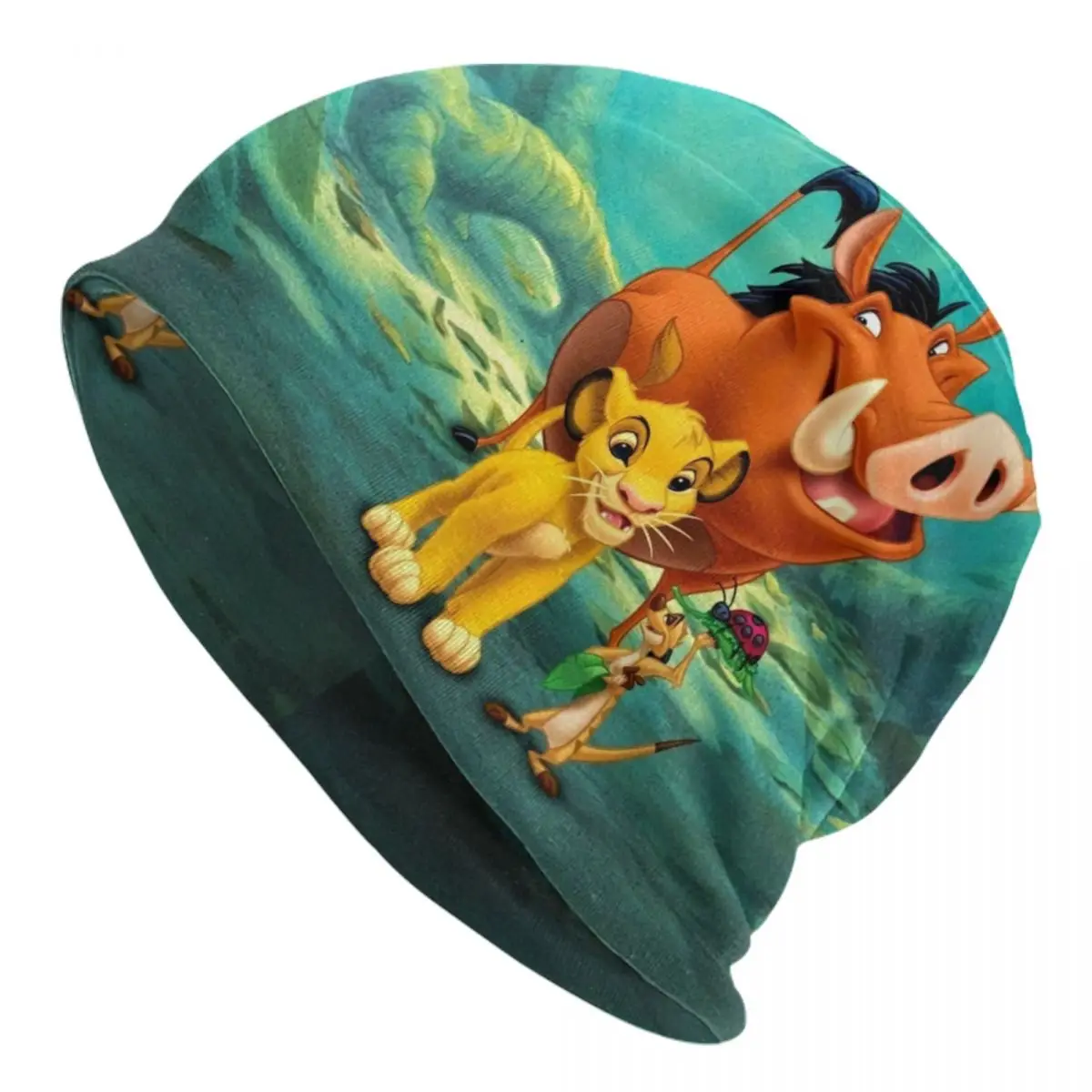 

Шапка-бини с рисунком Короля Льва Симба, унисекс, зимняя теплая шапка, Homme, вязаные шапки в стиле хип-хоп, лыжные шапки с черепами, шапки для мужчин и женщин