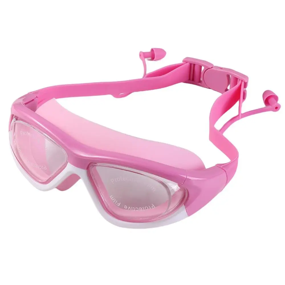 Wide Vision Earplug Sports Eyewear Swimming Gear Waterproof Swim Goggles Underwater Goggles Swimming Glasses Swim Eyewear