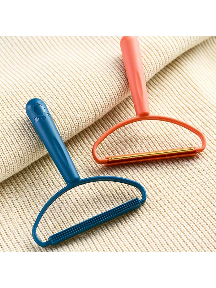 Double-Side Lint Remover Portable Pet Hair Remover Brush Manual Fluff Remover Clothes Fuzz Fabric Shaver Carpet Clothes Brush