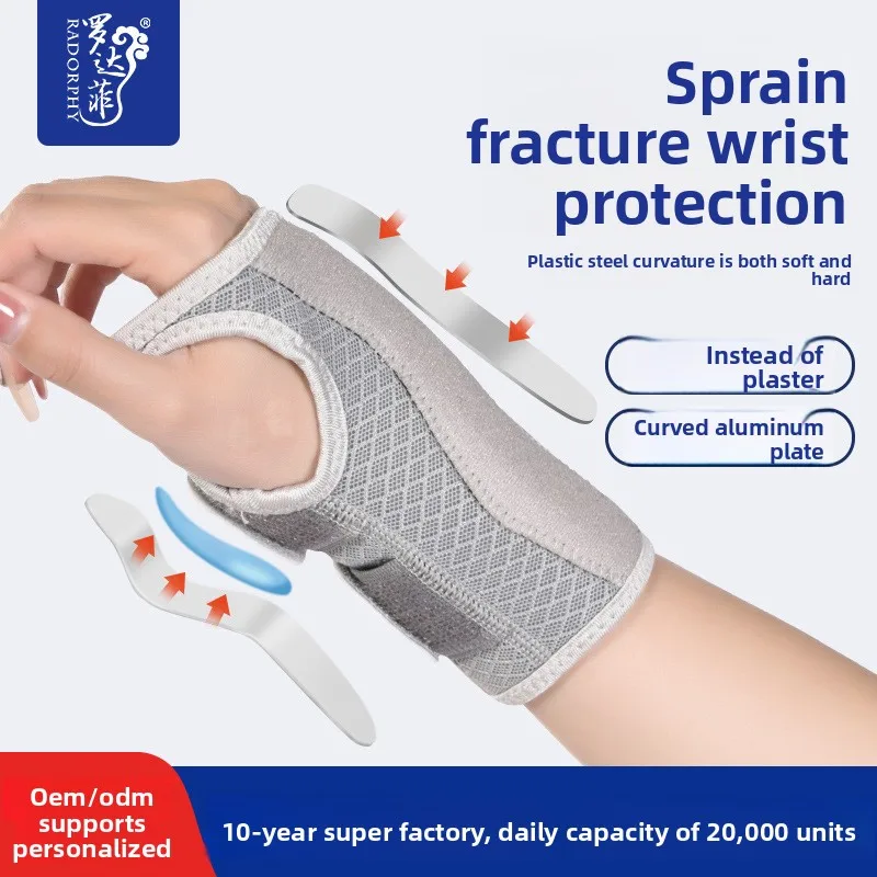 

Wrist Support Brace for Tendonitis Relief Breathable Sports Wrist Guard for Men Women Gym Fitness