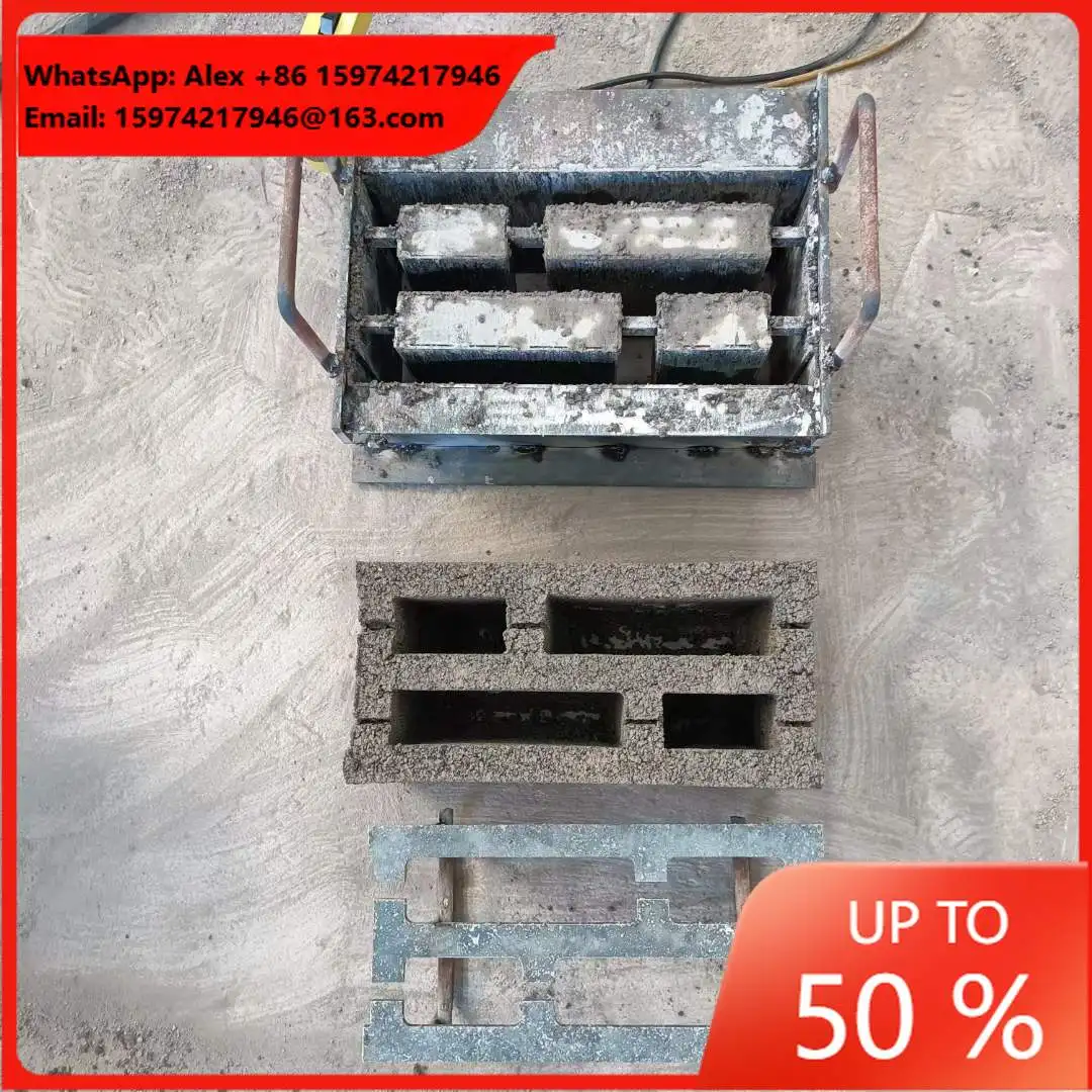 The Machine Can Produce Four-Hole Brick Mold Brick Machine Manual Operation Small Size H17