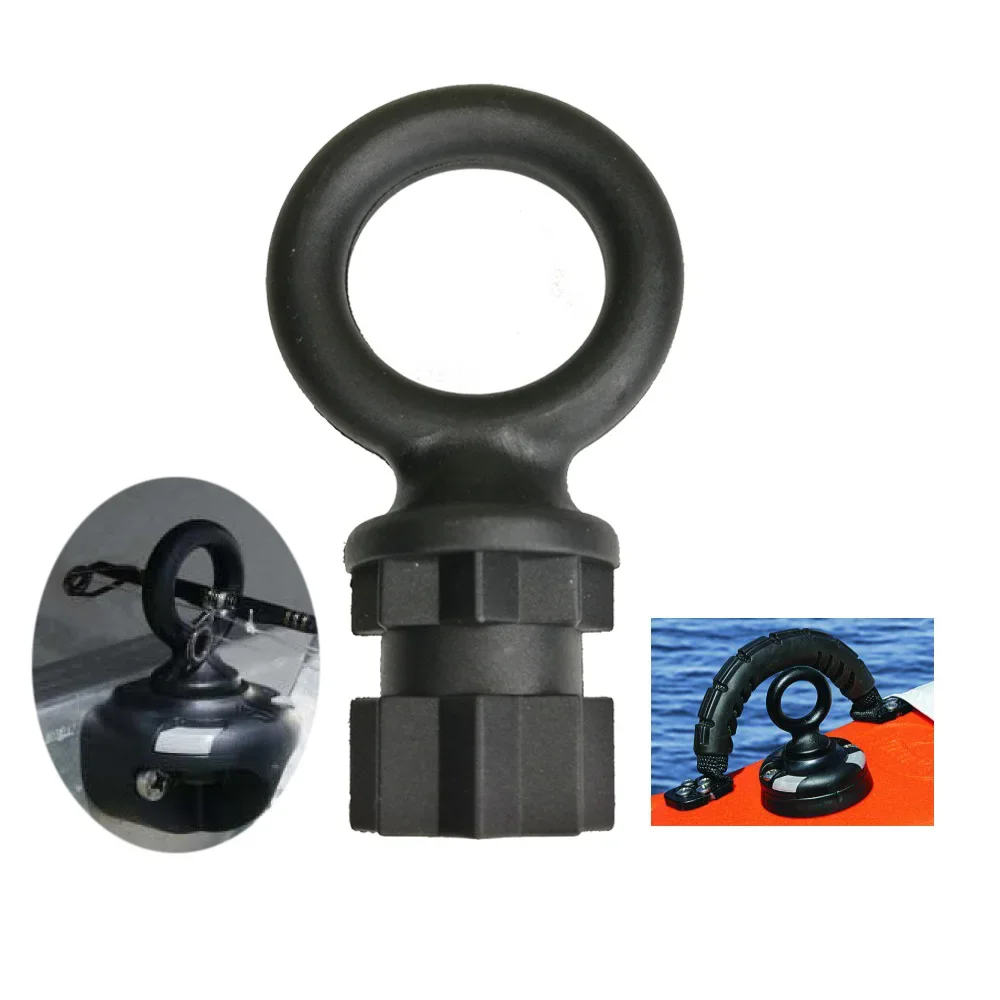 Adaptateur de corde de Kayak de bateau marin, anneau de corde d'lingue mural circulaire, cils de dentition, ?il rond pour accessoire de bateau de pche de Kayak