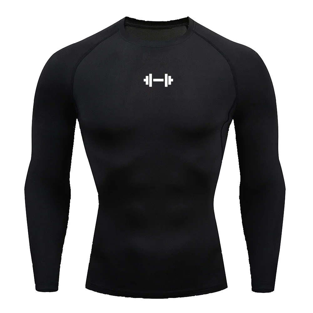 Comprehensive Elastic Long Sleeves Compression Shirt Sun Protection Sports Second Skin Running T-shirt Fitness Workout Clothing