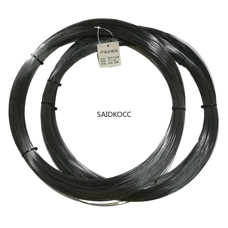 Nitinol Wire Super Flexible Nickel Titanium Shape Memory Alloys Elastic Good Heat and High Strength NiTi Smart Materials Black