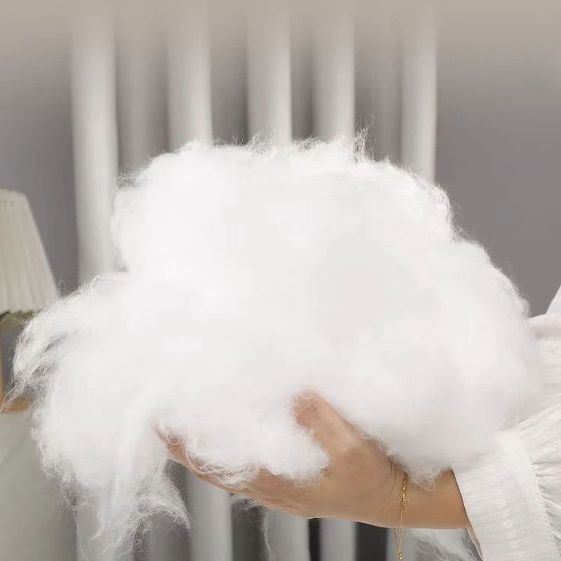 500G Fluffy PP Cotton Pillow Core Cushion Pearl Cotton Filling for Indoor Snow Battles Holiday Party Decoration Doll Filling