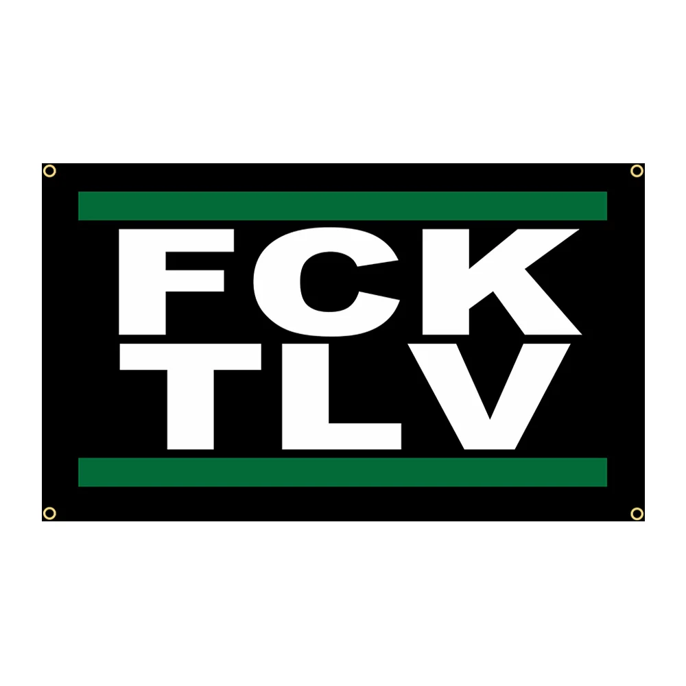 90x150cm FCK TLV Haifa Lsrael FC Flag Polyester Printed Banner Home or Outdoor For Decoration