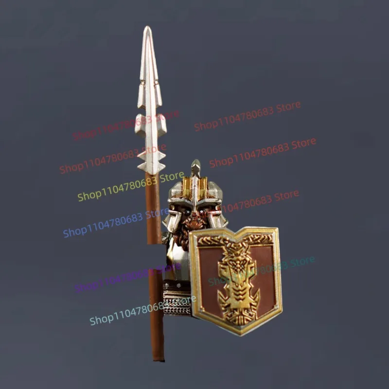 

MOC Building Blocks Mini Action Figures Dwarf Soldiers Assembly Model Ornament Decoration Cartoon Toy Children's Gift Collection