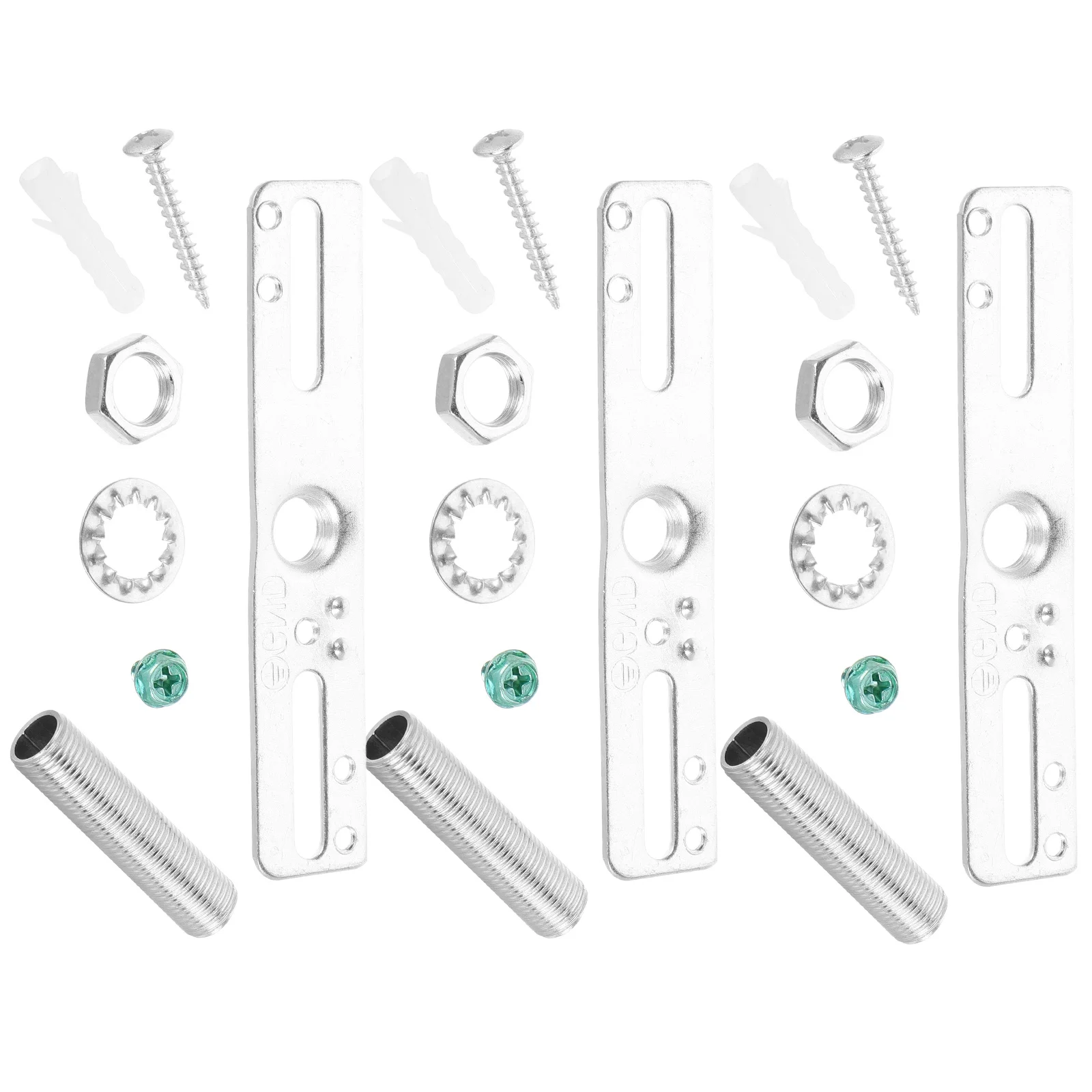 4 قطعة تركيب المصابيح تصاعد بين قوسين العالمي ضوء السقف لوحة العارضة تصاعد عدة ل الثريا مصباح السقف الأجهزة #1