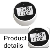 Floating For Ice Bath Thermometer Timer with Dual Display for Precise Tracking of Water Temperature and Duration