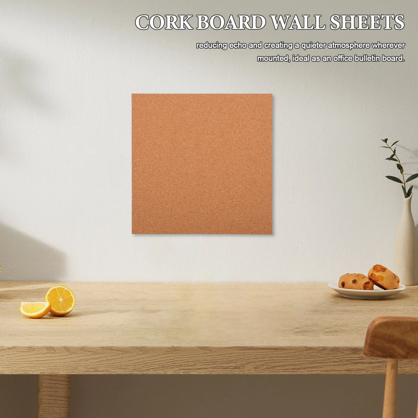 แผ่นไม้ก๊อก 5 แผ่นสำหรับทำบอร์ - Bulletin Board Cork บทวิจารณ์และราคา
