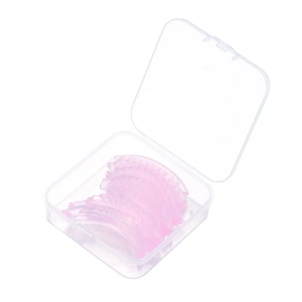 5Pairs Applicator Tools Silicone Eyelash Perm Pads Reusable 3D Eyelash Curler Accessories Eyelash Perm Curler Shell Style