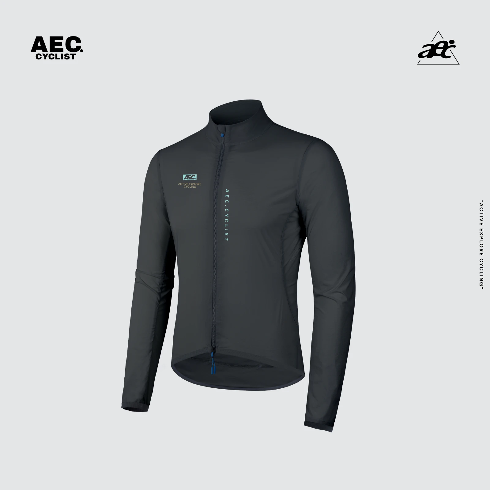 AliExpress AEC CYCLIST AEC Men's Cycling Jacket 2026 Spring Windproof Road Bike Jersey Design YKK Zipper MTB Clothing Quick Dry WIND CHASER SERIES