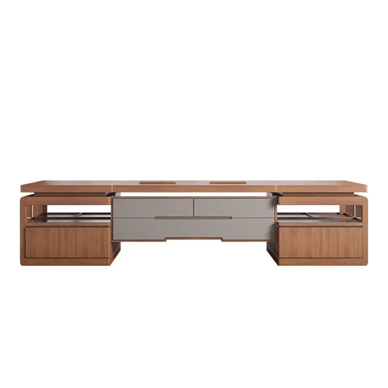 

New Chinese-style desk, light luxury and high-end North American walnut desk