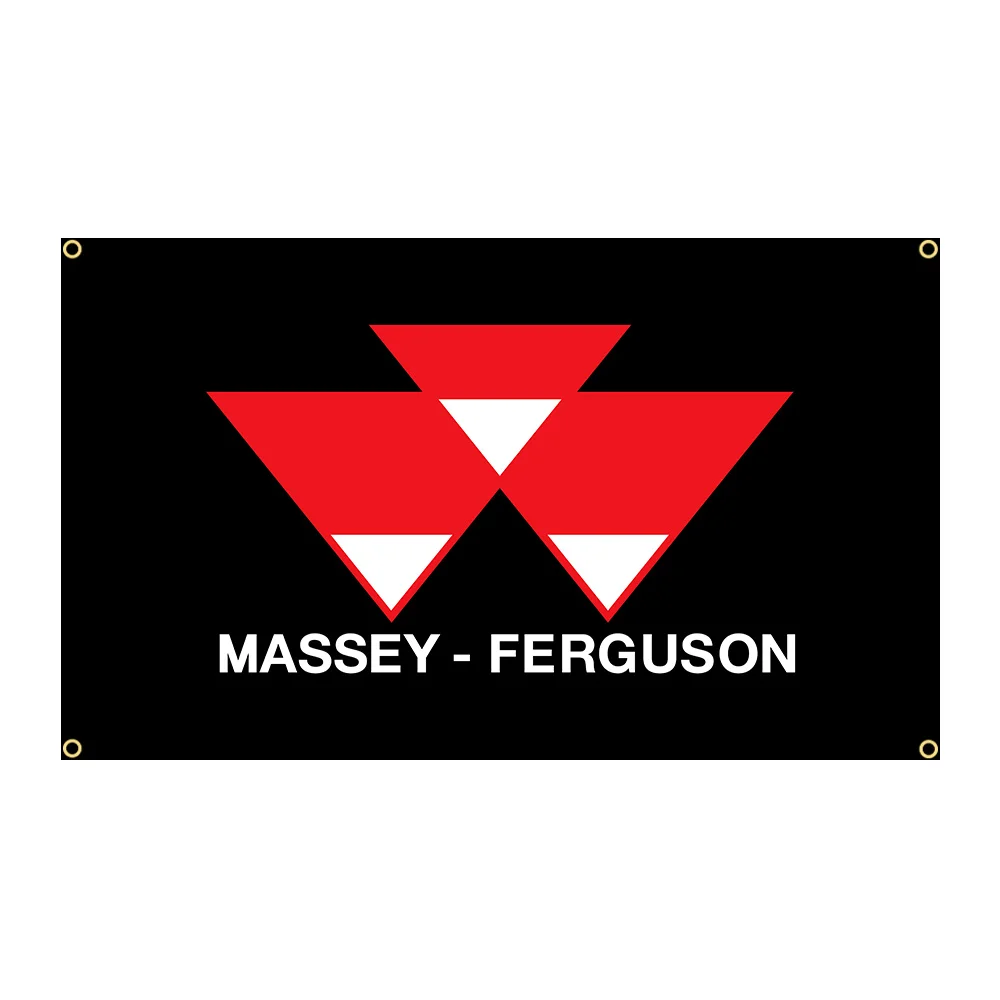 90x150cm Massey Fergusons Tractor Flag Polyester Printed Garage or Farm Decoration Banner Tapestry