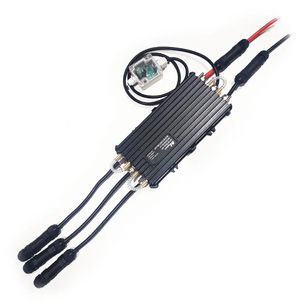 

Maytech 500A Waterproof ESC Controller Watercooling Tube Built in 75V to 5V DC-DC for Powerful Surfboard Boat