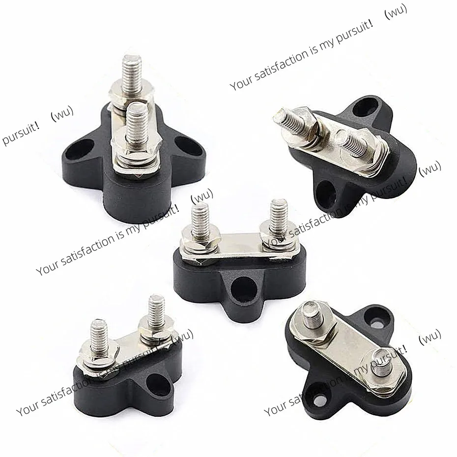 For Car RV Yacht Modification M8 Dual Stainless Steel Battery Terminal Distribution Bolt