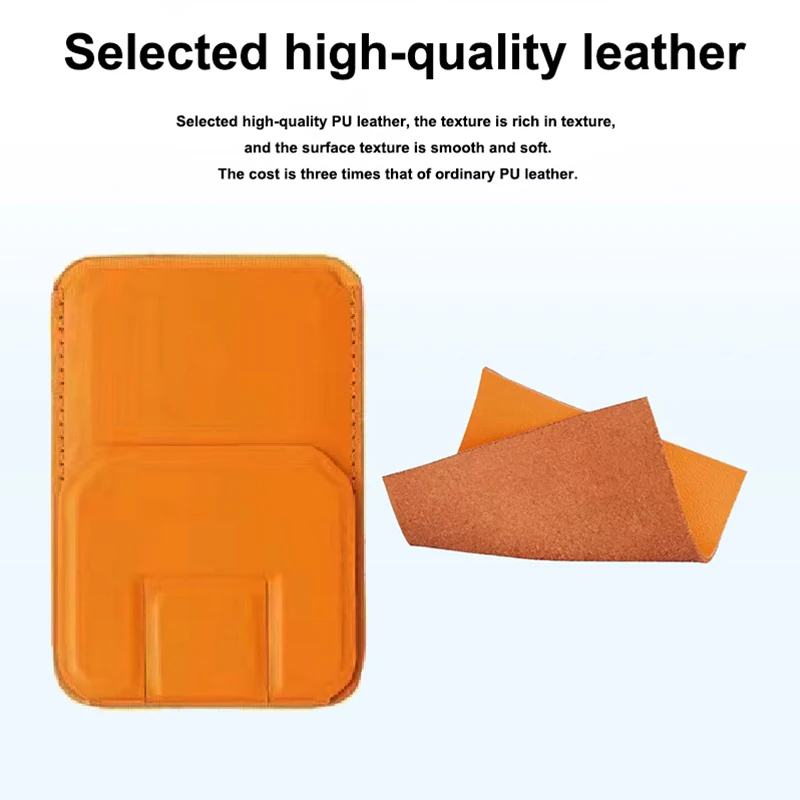 Strong Magnetic Leather Wallet With Hide Stand Case For Magsafe For iPhone 15PM 14 13 Pro Max Mag Safe Card Holder Pocket Cover