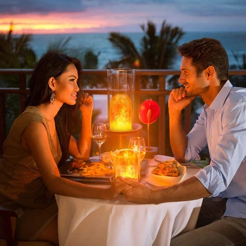 E27 لهب لمبة LED تأثير اللهب الديناميكي مصابيح كهربائية النار 9 واط الحافة الزرقاء الإبداعية الخفقان مضاهاة ديكور LED مصباح الإضاءة مصباح