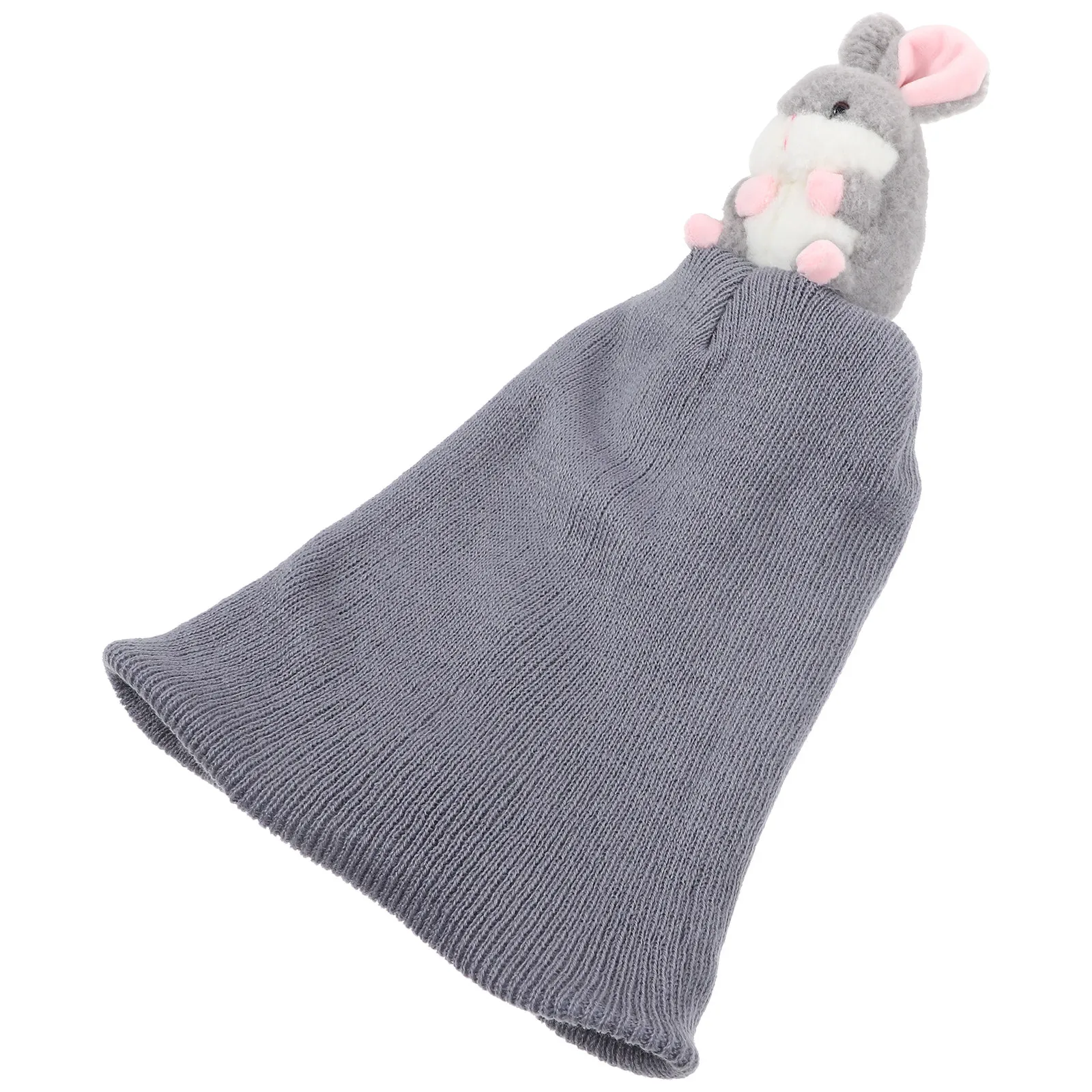 

Ski Cover Cartoon Flower Design Durable Woolen Yarn Material Wear Resistant Skiing Cover Protective Decorative