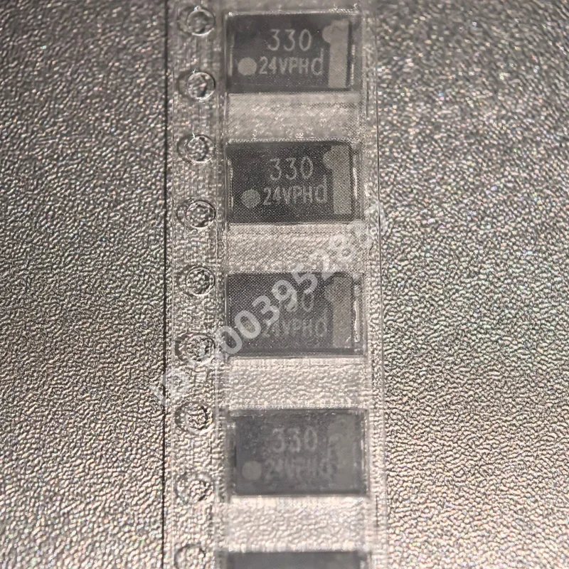 20 pçs/lote SMD 6.3V 330UF capacitor de Tântalo baixo ESR 330UF 4TPB330M 7343 pode substituir OE128 OE907 0.8 Em Estoque