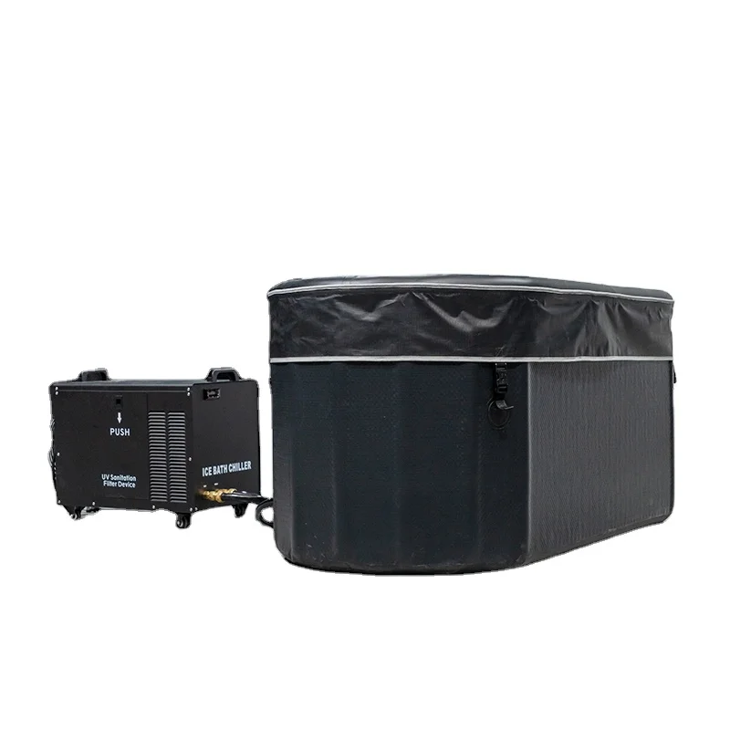 

PVC Drop Stitch Water Pool Athlete Recovery Inflatable Bathtub Bathing Pool Ice Bath With 1hp Chiller